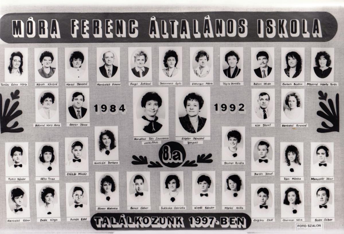 1984-1992 A osztály